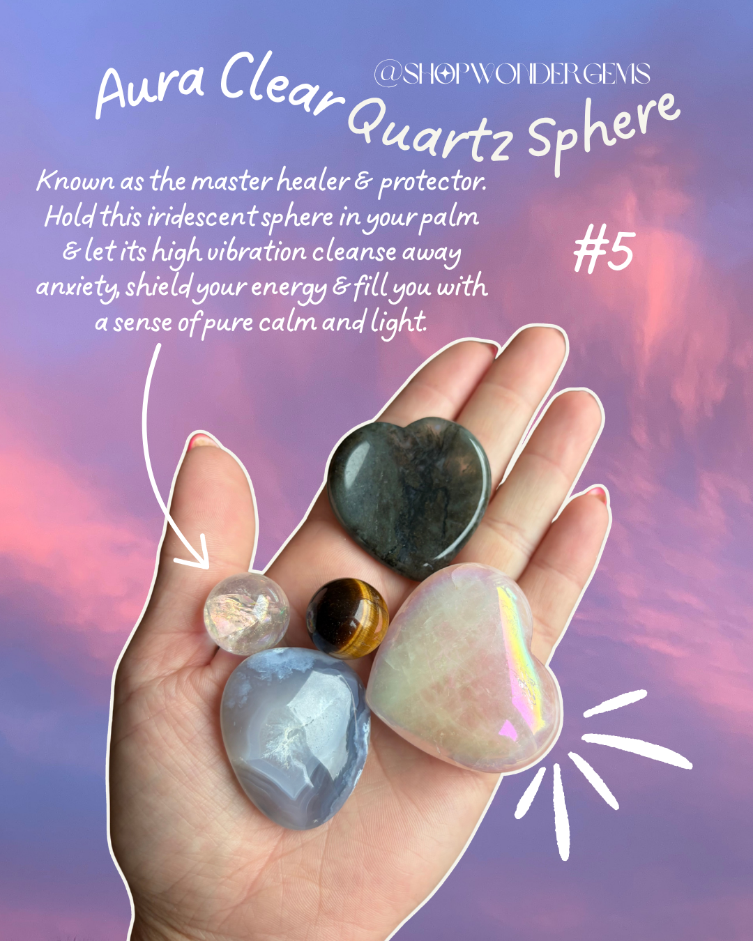 Anxious Flyer Crystal Kit - Anti Anxiety Nervous Traveller Crystal Kit