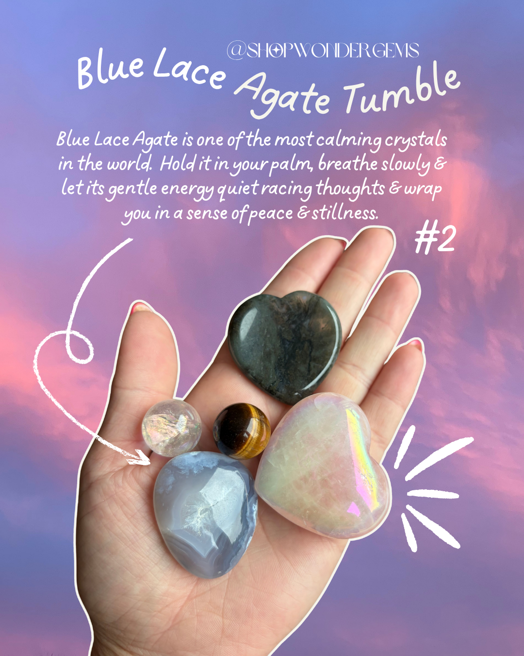 Anxious Flyer Crystal Kit - Anti Anxiety Nervous Traveller Crystal Kit