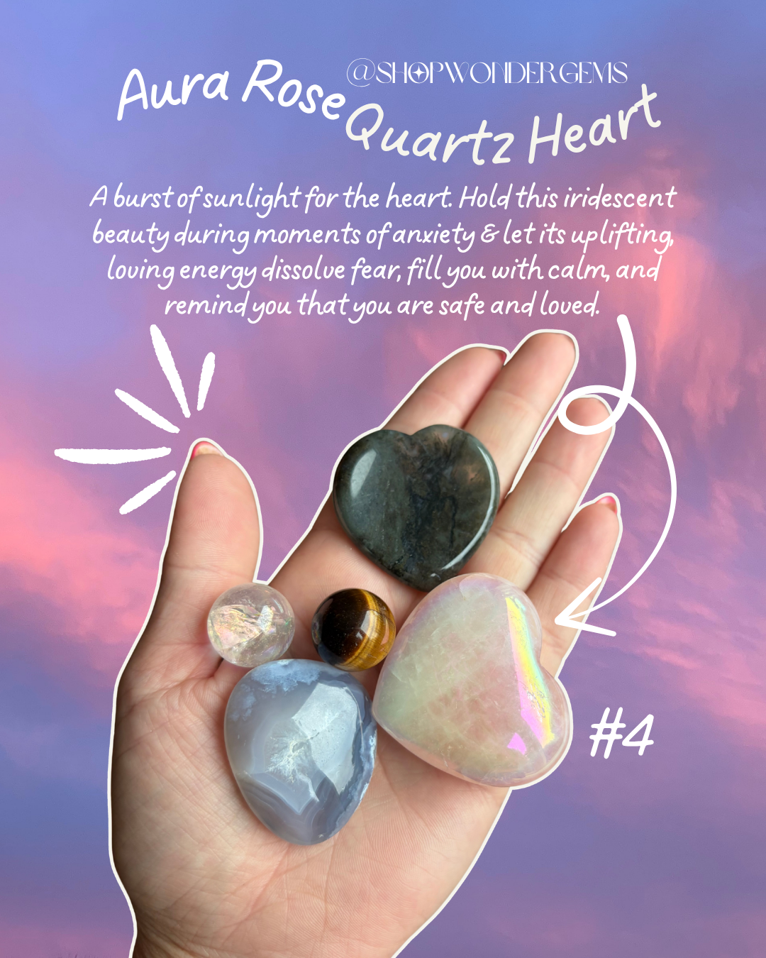 Anxious Flyer Crystal Kit - Anti Anxiety Nervous Traveller Crystal Kit