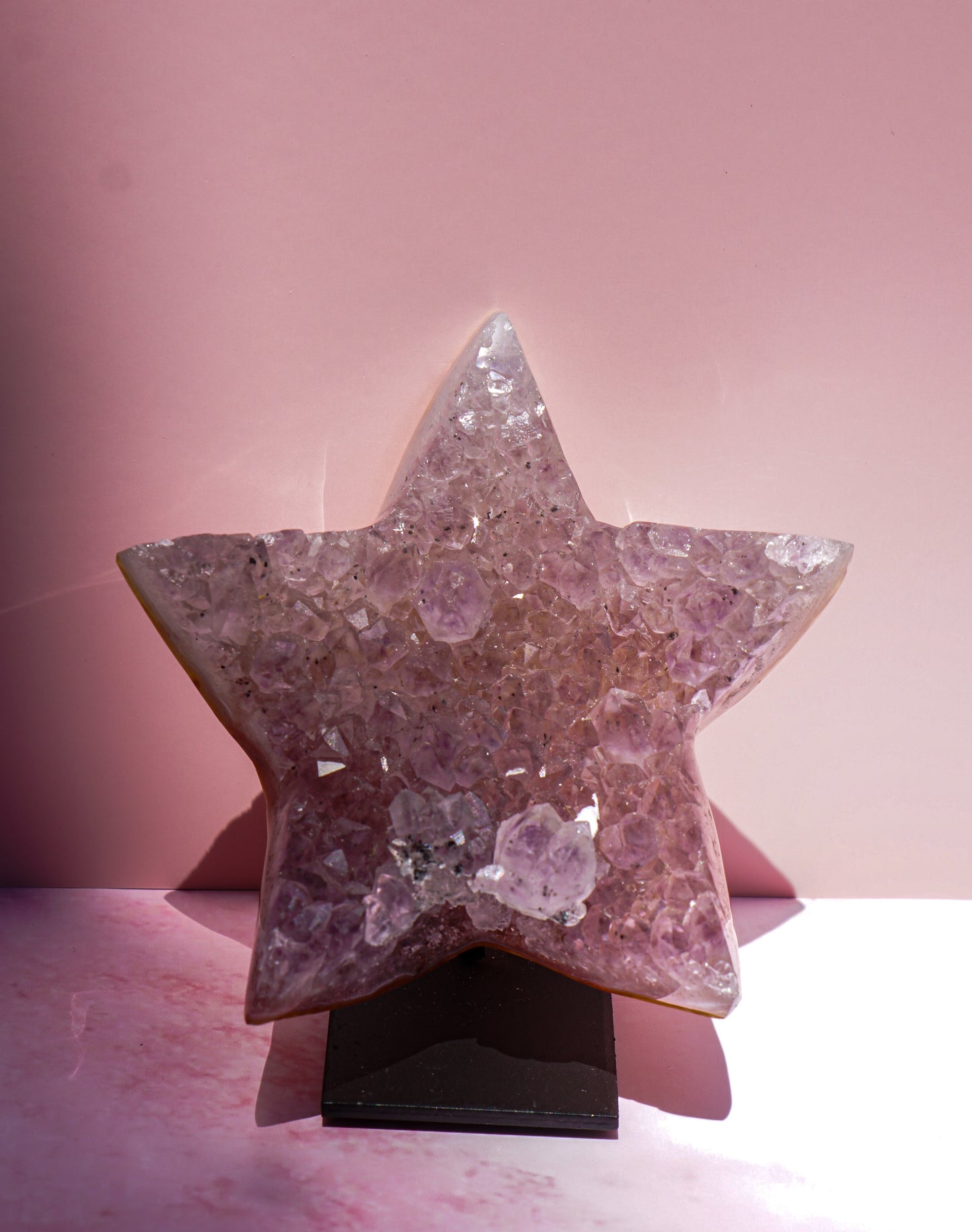 Gemmy Amethyst Star on Stand
